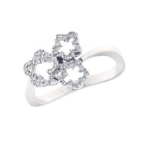 Anello Fanton Gioielli Donna ANELLI DIAMANTI in Oro bianco Diamante 0.19 Ct FGDIAANE07A - FGDIAANE07A